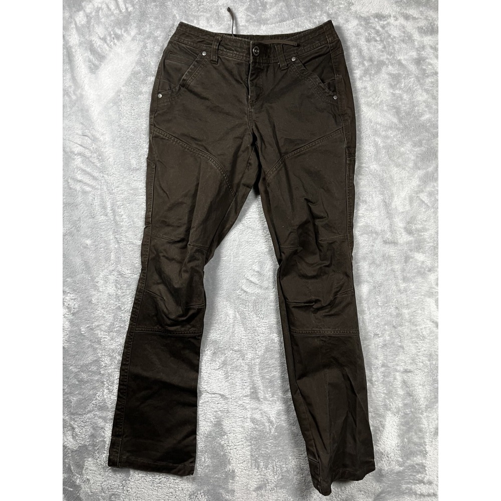 KUHL Pants Womens 2 Regular Brown Cargo Hiking Outdoor Pockets Outerwear